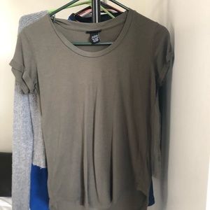 A dark green T-shirt from Rue 21